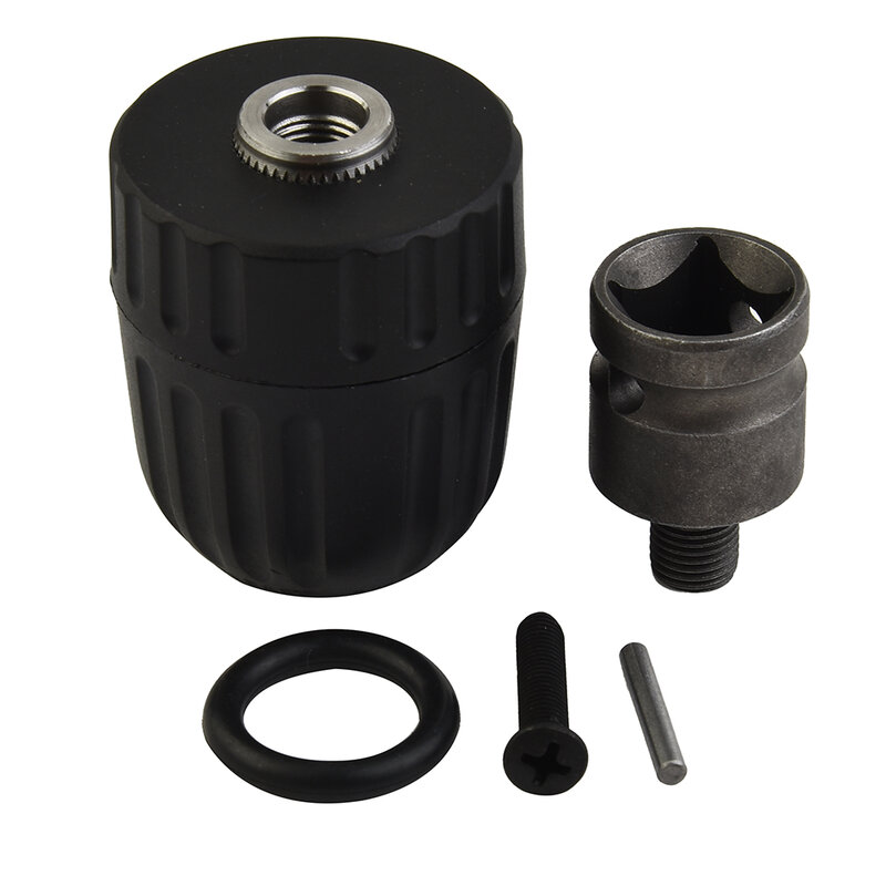 Conversion Head Socket Adaptor 0.8-10mm For Impact Drill Hread Drill Bit Keyless 0.8-10mm Drill Bit High Quality Useful Black