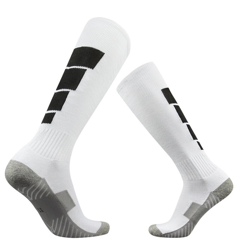 Calcetines deportivos de fútbol para adultos y niños, medias largas hasta la rodilla de algodón y licra, hasta el tobillo, 9 pares