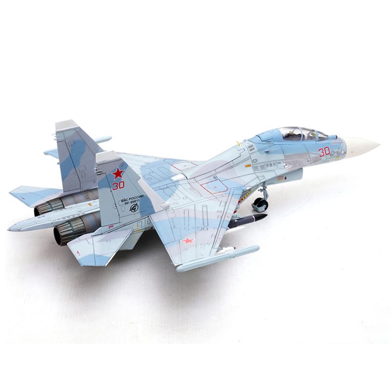 Литье под давлением, русская версия, боевой реактивный самолет, соотношение 1:72, имитационная модель из сплава, коллекция украшений