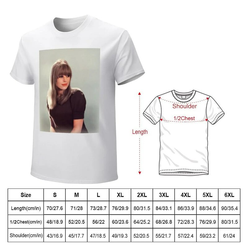 Marianne Faithfull-Camiseta de la leyenda de la música para hombre, ropa estética funnys, secado rápido, camisetas gruesas