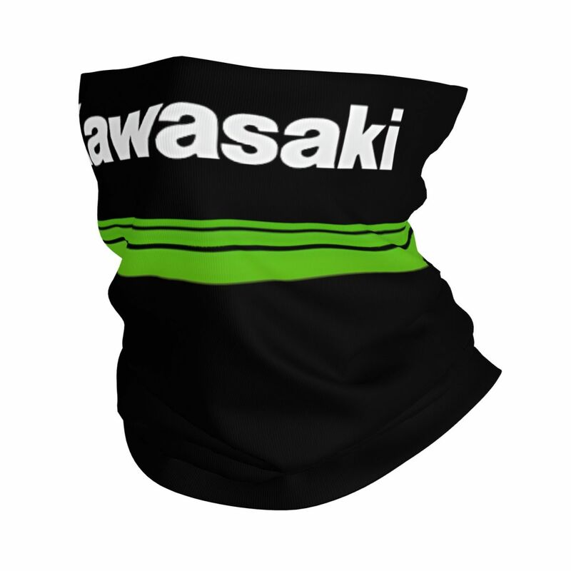 Dayang Sumbi Bandana Neck Gaiter Printed Motocross Kawasaki Racing Team Face Mask Cycling Scarf Hiking Unisex Adult Washable