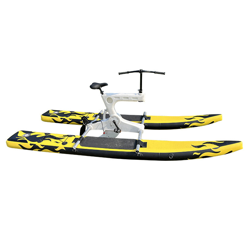 Bicicleta de agua acuática al aire libre, bote de pedal, inflable, flotante, individual