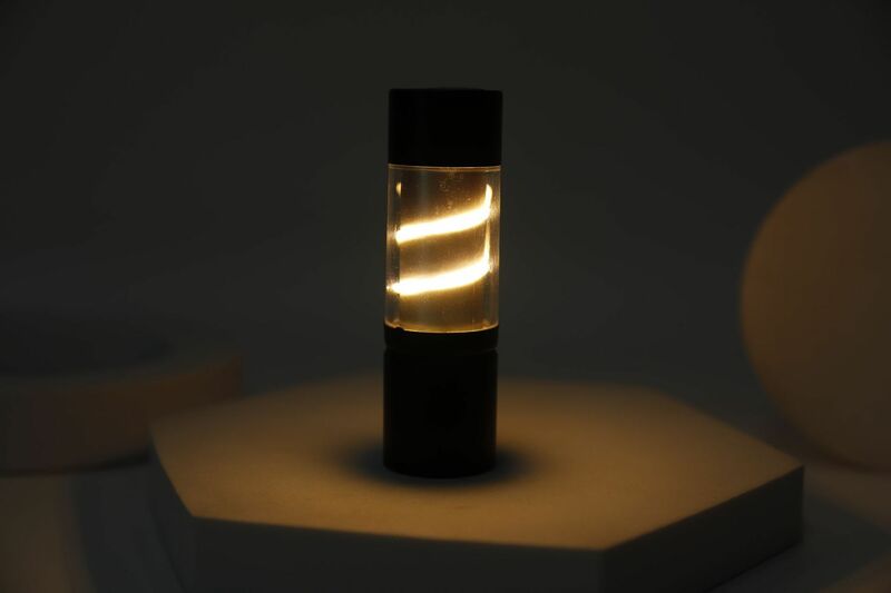 Mini cor LED luz com lanterna pequena, Atmosfera ao ar livre luz, Camping portátil luz