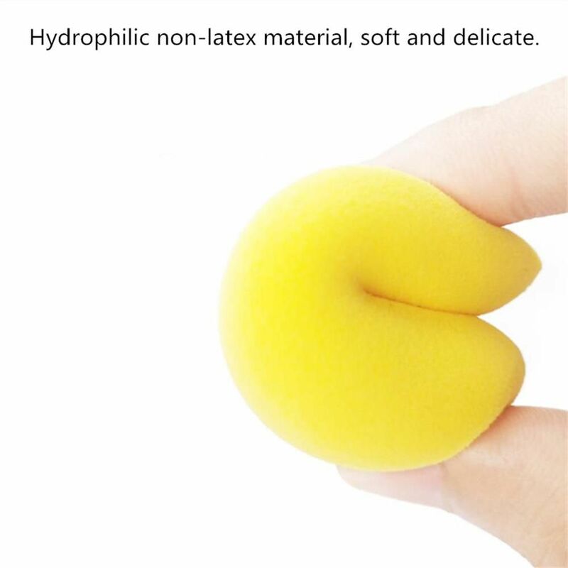Accessori morbidi a forma di Mango spugna per cuscino per strumento di bellezza per uova di trucco con soffio cosmetico