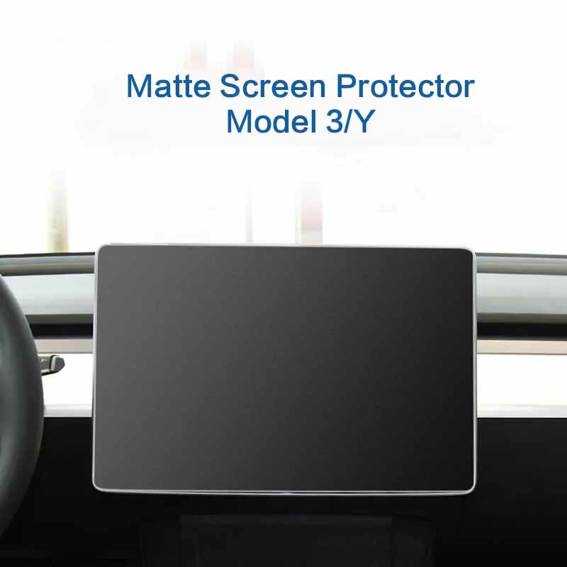 15 pollici per Tesla Model 3 Y Center Control schermo di navigazione pellicola in vetro vetro temperato 9H accessorio Anti impronte digitali opaco