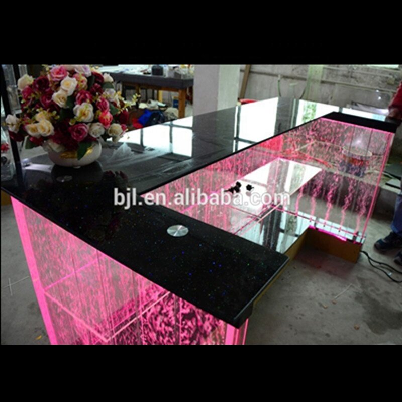 custom，LED lighting modern led bar counter reception lighting table for bar restaurant