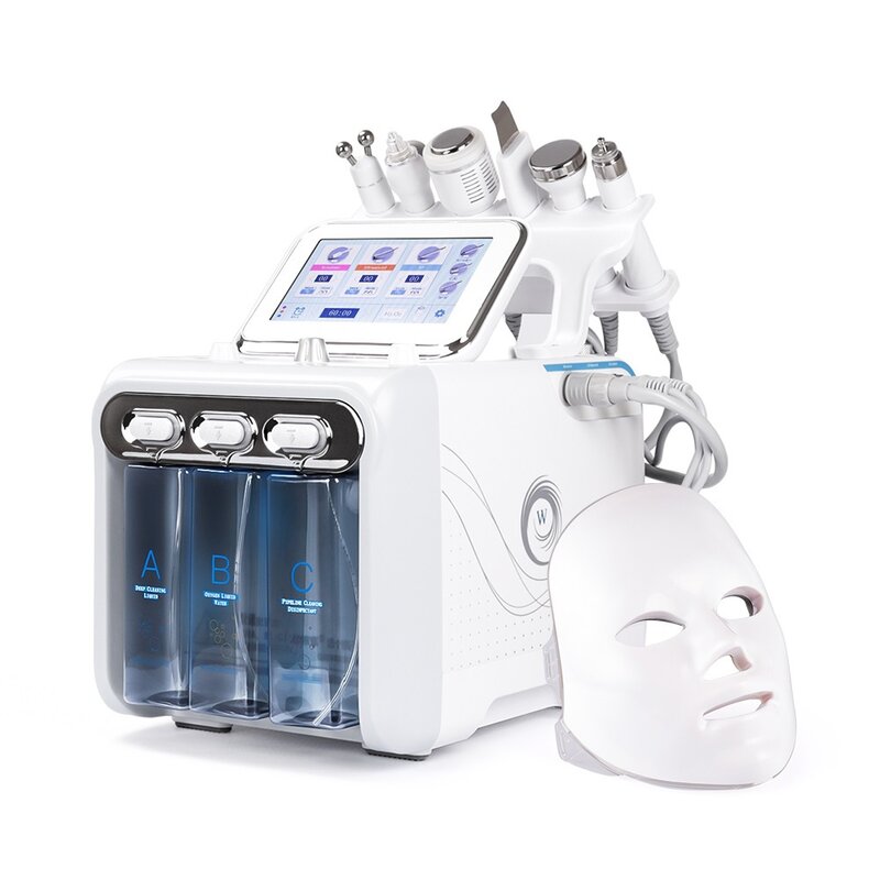 H2-O2 водородная машина для дермабразии, глубокое очищение, водоструйное удаление омертвевшей кожи со стразами, био-лифтинг, спа инструменты для ухода за кожей