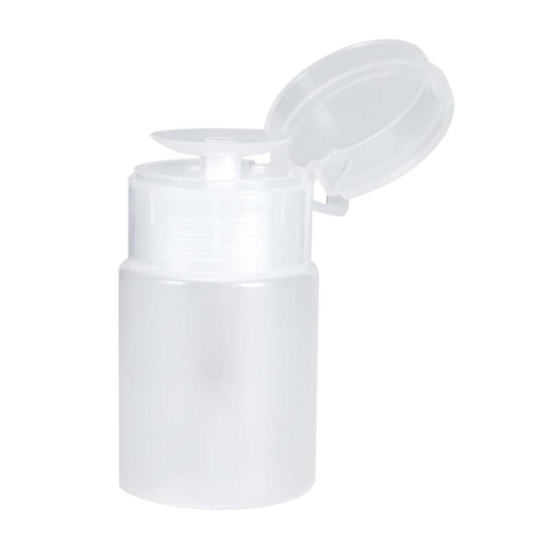 60ml Empty Plastic Press Pump Bottle for Nail Art DIY Manicure Tools