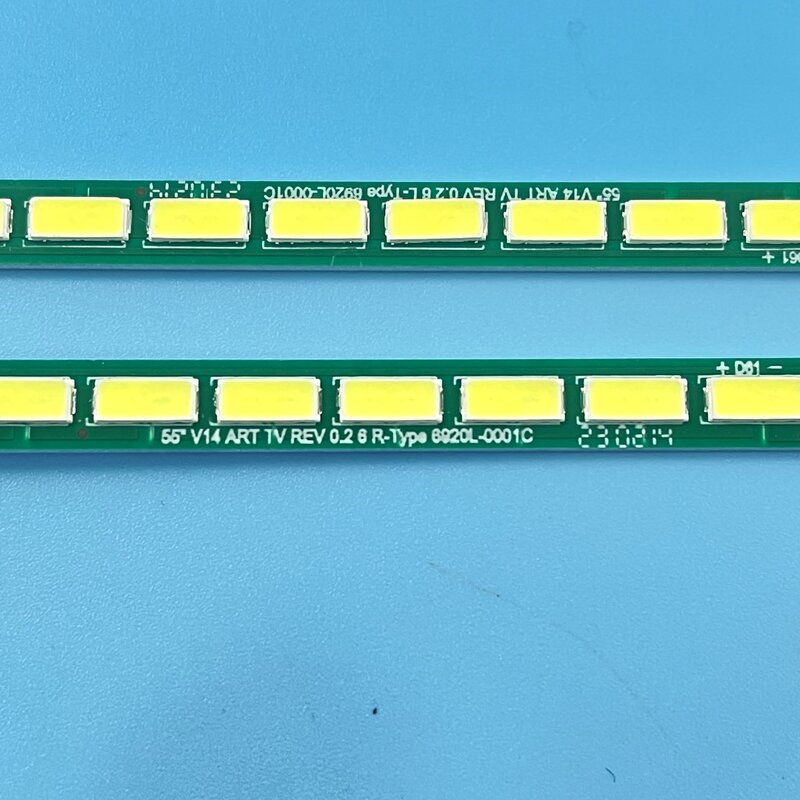 Strip lampu latar LED untuk L.G 55UB850V 55UB8500 LED bar Band 55 "V14 ART TV REV 0.2 6 r-type artart5 TV rev0. 3 l-typ