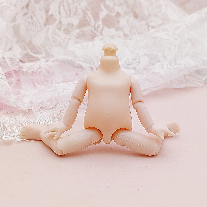 Ob11 Doll Body 13 Movable Jointed for 1/8 BJD Doll Toy Nude Body Accessories Gift for Kids Diy Toys 17cm