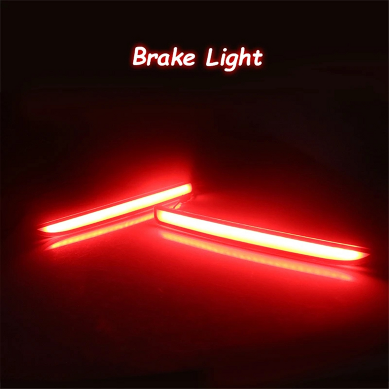 Taillight Red 3D Optic LED Rear Bumper Reflector Driving Tail Brake Light Turning Lights for Ford Explorer