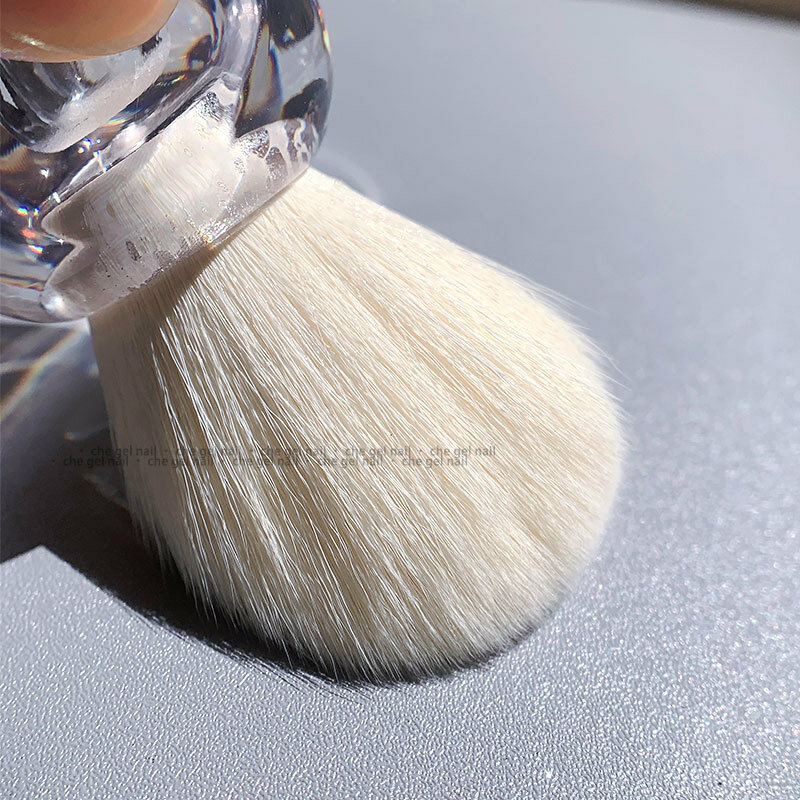 Mushroom Crystal Nail Brush Transparent Paint Gel Dust Cleaning Brushes Make Up Brush Nail Art Manicure Tools