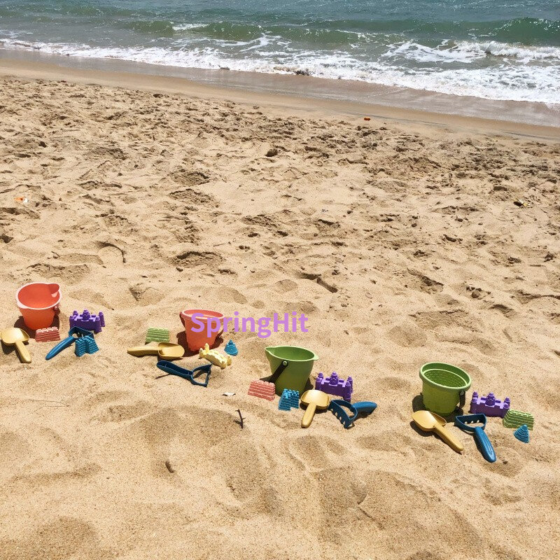 어린이를 위한 여름 해변 장난감 감각 양동이 모래 Plage 놀이, 어린이용 모래 물 장난감 대화형 해변 게임 금형 샌드박스 세트