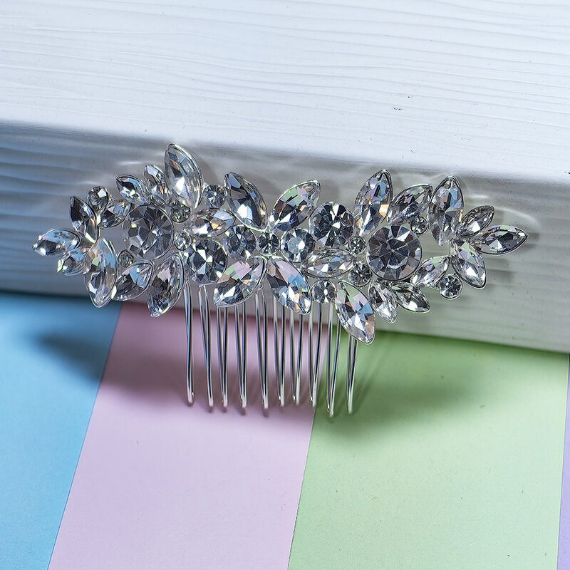Dreamy Bridal Crystal hair Comb for Wedding
