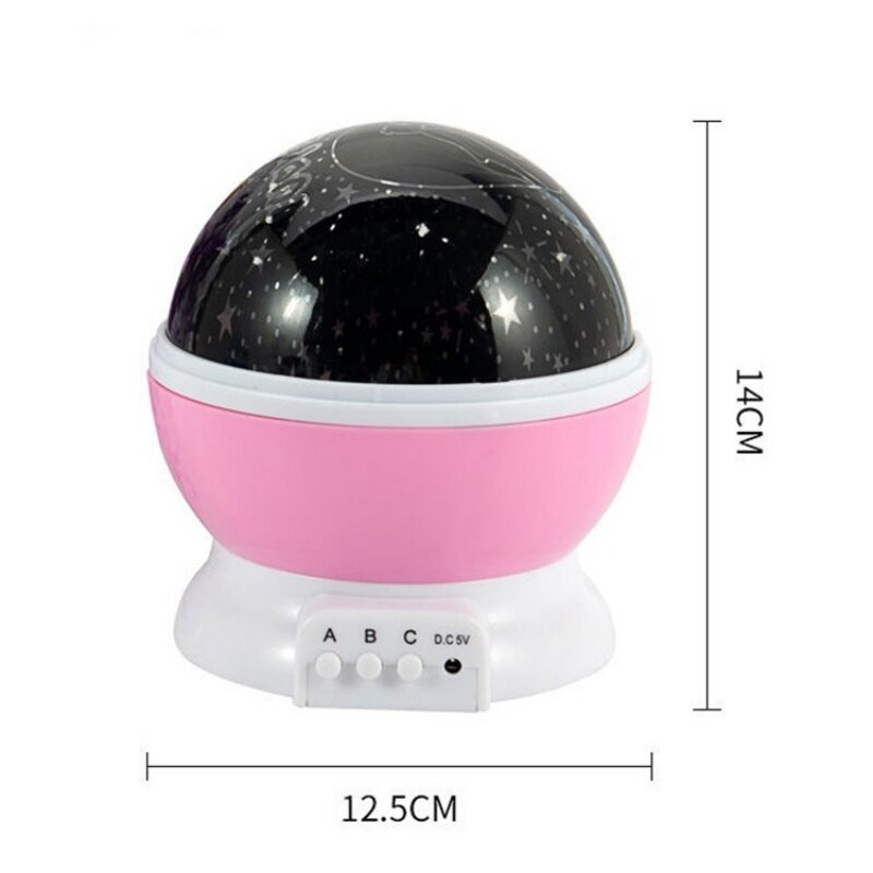 Nacht lampe Universum Sternen himmel Licht Baby Lampe drehbare Mond Galaxie Projektor Tisch Licht Kinder Neuheiten Geschenk kosmischen Strahl