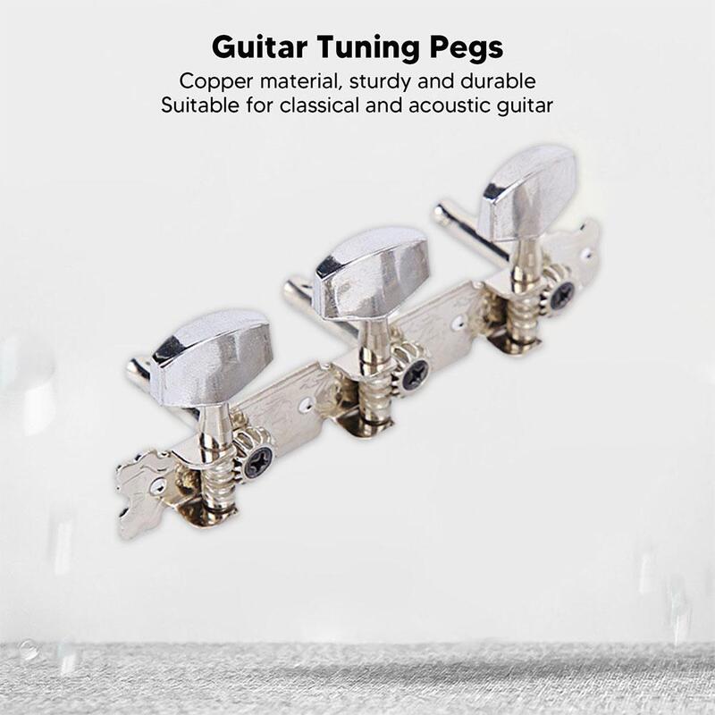 6 Guitar String Tuning Pins Keys String Machine Heads Classical Guitar Knob Instrument Accessories Musical Parts M1L2