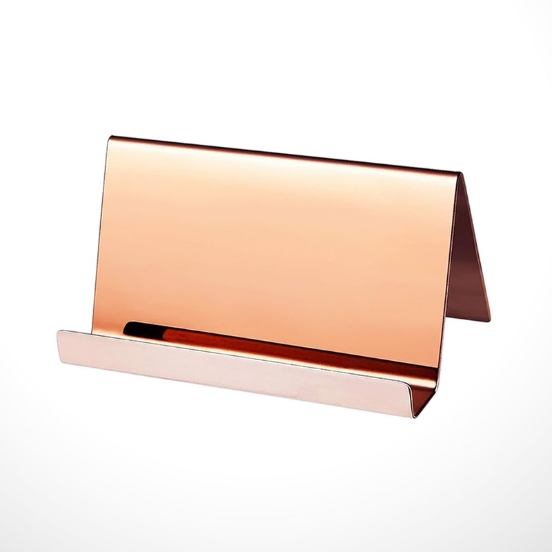 Sleek Design Display Holder Card Menu Holders for Tables Display Shelves Stainless Steel