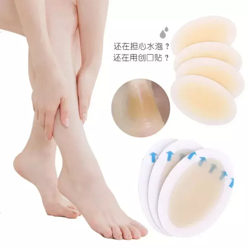 5PCS Gel Shoes Stickers Soft Hydrocolloid Pads Relief Pain Blisters Bunions Corns Calluses Friction Pressure Spots Heel Pain