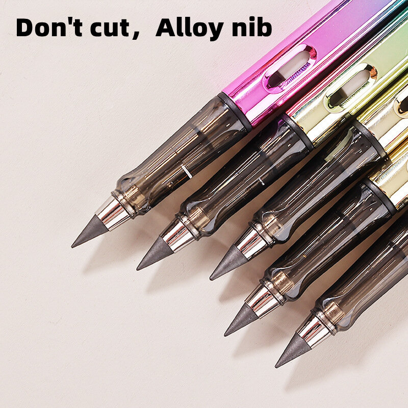 Pensil menulis tidak terbatas, teknologi baru, warna-warni, tidak ada pena tinta, pensil ajaib, persediaan alat tulis hadiah baru