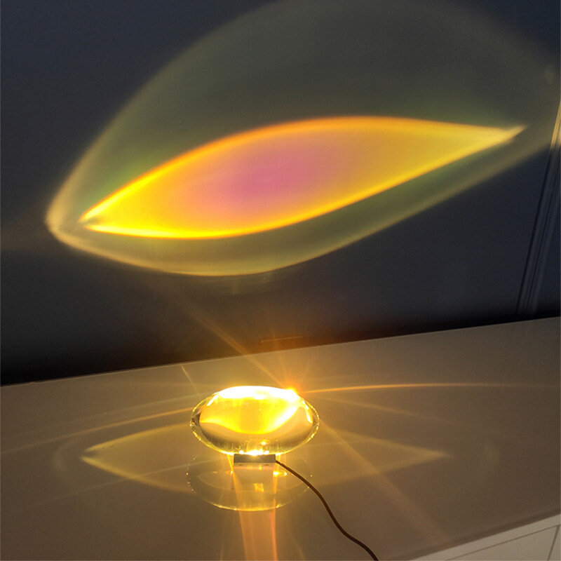 Led Kristall Auge der Sky Tisch Lampe Italienischen Designer 3 Farbe Wohnzimmer Schlafzimmer Nacht Wohnkultur Projektor Umgebungs Nacht licht