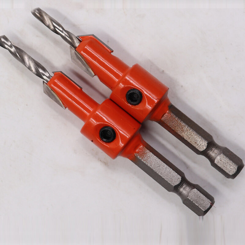 Brand New High-quality Drill Bit Countersink HCS Hex Shank Home Power Tools Salad Drill Woodworking 1/4inch 1pc