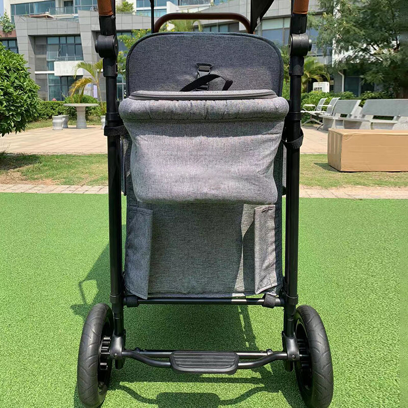 Carrinho de carrinho dobrável ao ar livre para crianças, carrinhos portáteis, carrinho de bebê, venda quente, 2 lugares