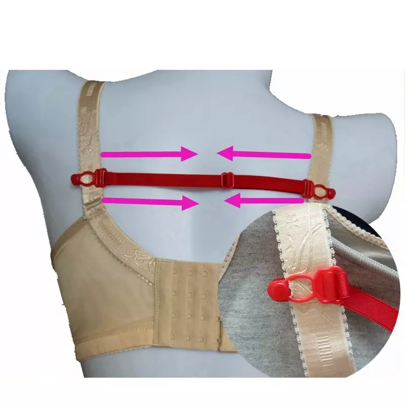 Correas de doble hombro antideslizantes, cinturones resistentes, hebilla de hombro, sujetador trasero antideslizante, accesorios de sujetador, 1 unidad