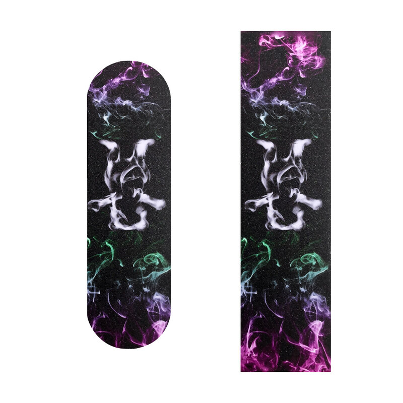 E Win Double Rocker Skateboard Grip Tape Self Adhesive Scooter Sandpaper Printing Emery Anti Skid Tape Deck Sticker Accessories