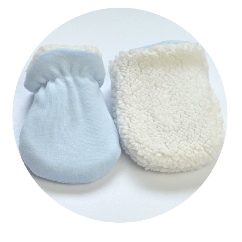 Baby Mittens Winter Warm Gloves Anti-grab Thick Mitten for Kids Boy Girl Toddler