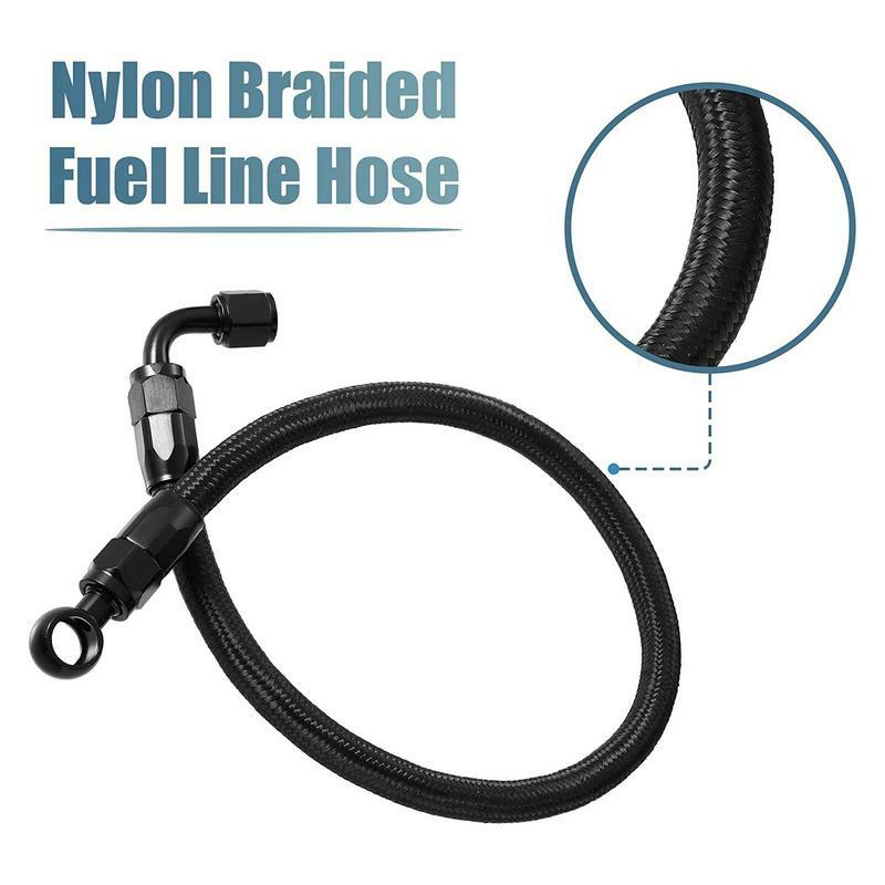 New Braided 6AN Fuel LineFor B/D Series 1992-2000 Civic 1994-2001 Integra Braided Gas/Oil/Fuel Line