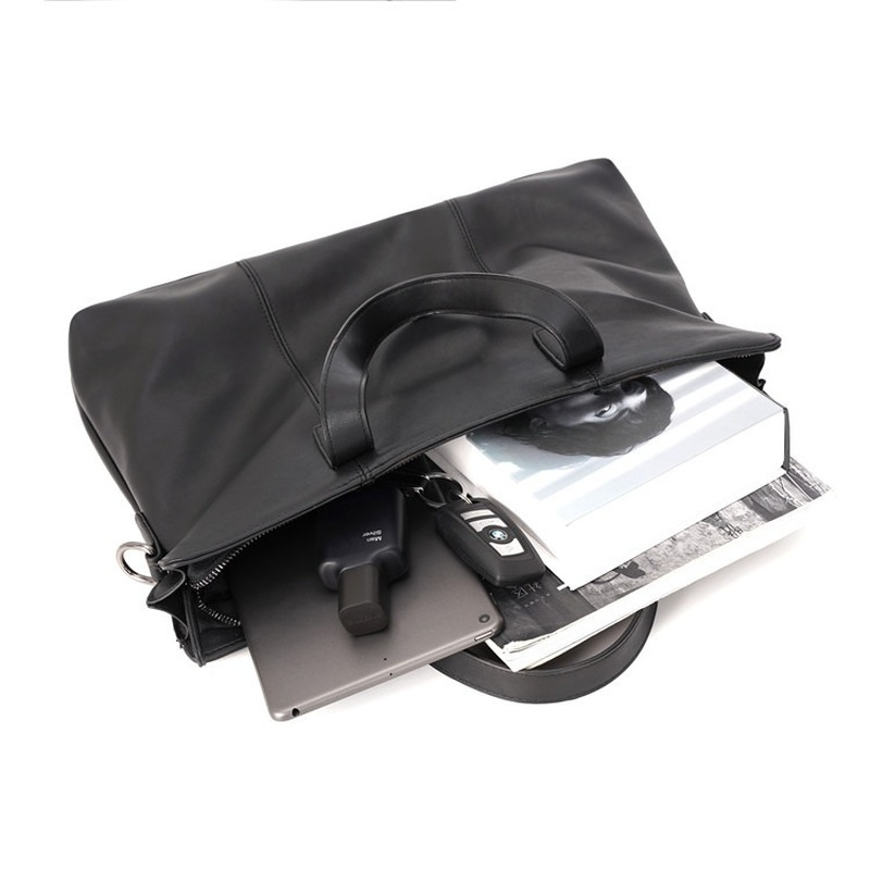 Роскошный деловой портфель для мужчин, сумка на плечо из кожи Крейзи Хорс, мужской тоут, мессенджер для ноутбука