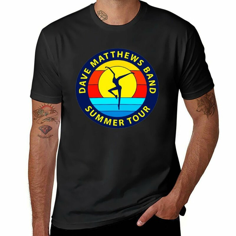 Matthews summer tour T-Shirt quick-drying tops plain mens big and tall t shirts