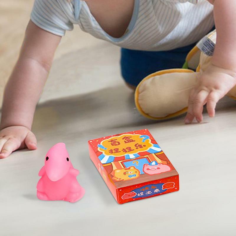 Mini brinquedos mochi kawaii padrão animal páscoa ovo enchimentos espremer brinquedo para crianças meninos meninas presentes de aniversário