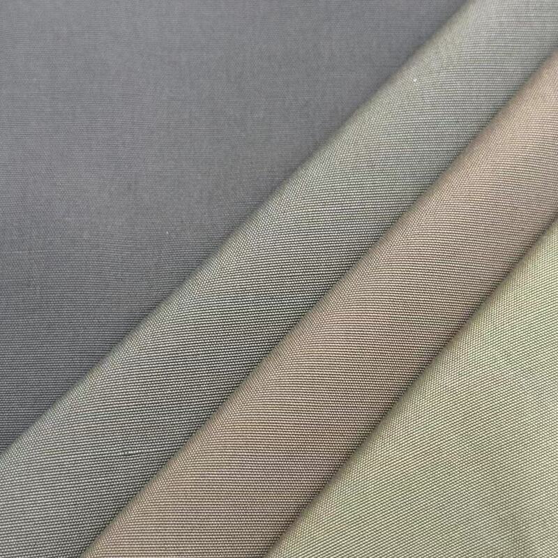 Tkaniny reaktywne farbowanie poliestrowo-bawełniane, odzież typu outdoor, kurtki bawełniane, parki, wiatrówki, tkaniny płaszczowe, poliester-bawełna