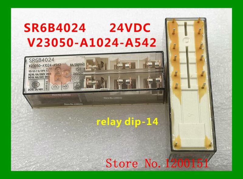 SR6B4024 V23050-A1024-A542 24VDC relais dip-14