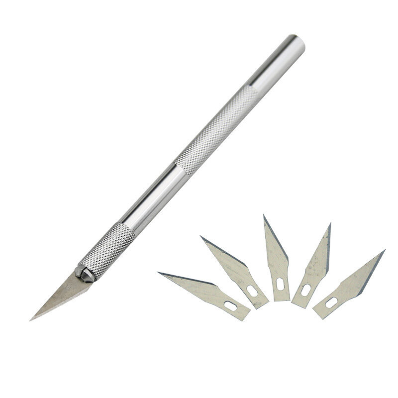 1pc exquis et durable à 30 ° Couteau utilitaire artistique avec coupe-papier couteau à stylo à outil d'artisanat outil de papeterie