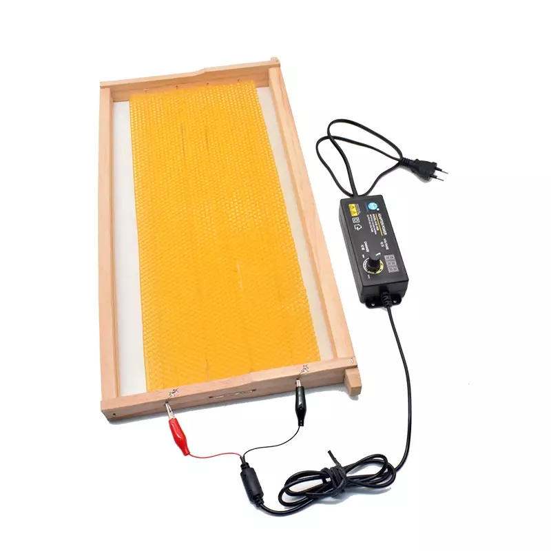 Dispositivo de calentamiento de Cable eléctrico de apicultura, Embedder de alambre con pantalla Digital de 110-240V, temperatura ajustable, marco de colmena