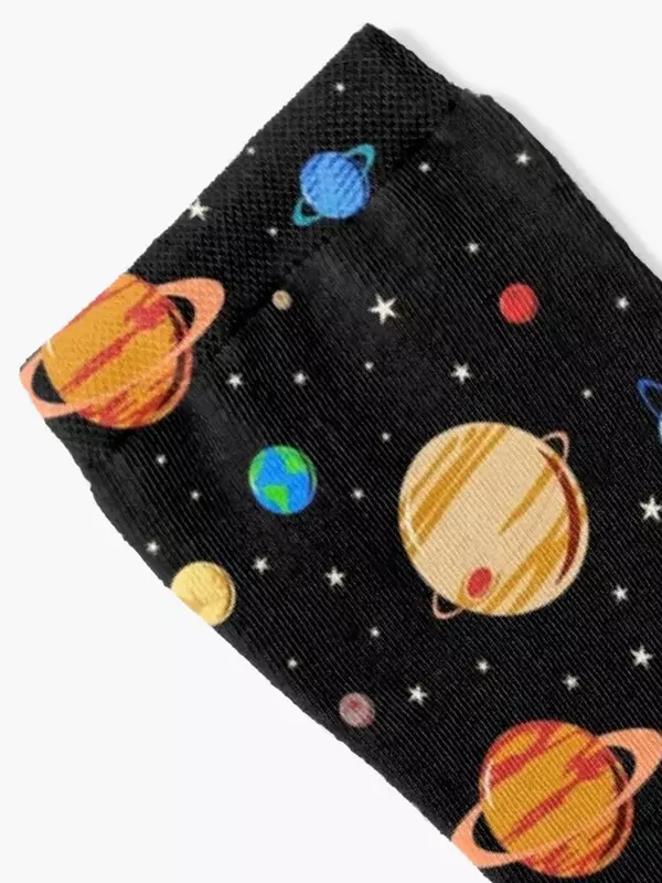 Calcetines con patrón de planetas para niños, fútbol, Rugby, hombres y mujeres