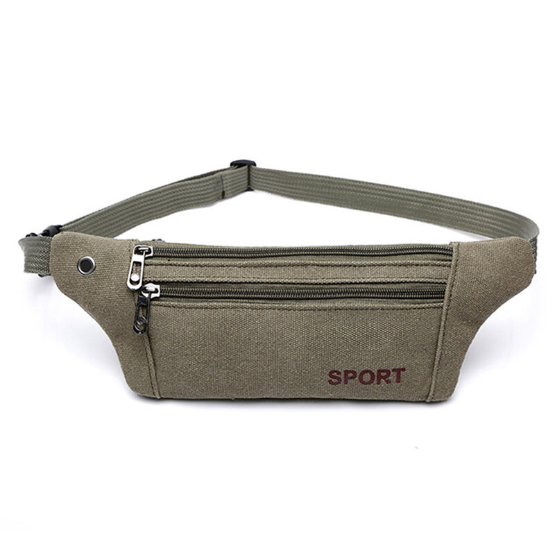 Fashion Fanny Pack Teenager Outdoor Sports Running Cycling Waist Bag Pack Male Shoulder Belt Bag Travel Phone Pouch Bags