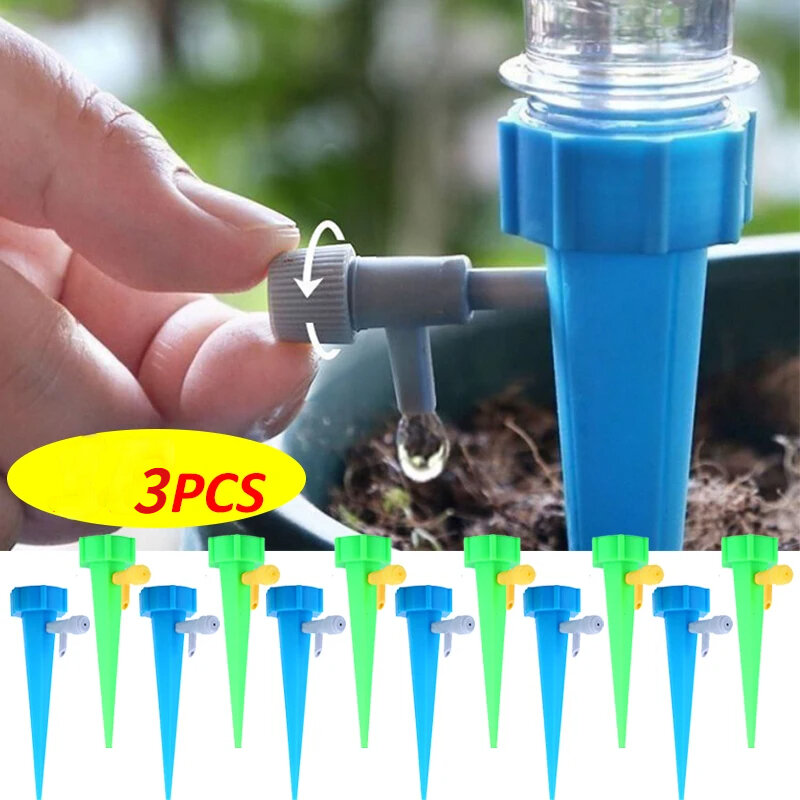 Alat penyiram otomatis, peralatan menyiram sendiri sistem kontrol irigasi tetes taman, alat kontrol dapat diatur untuk tanaman bunga