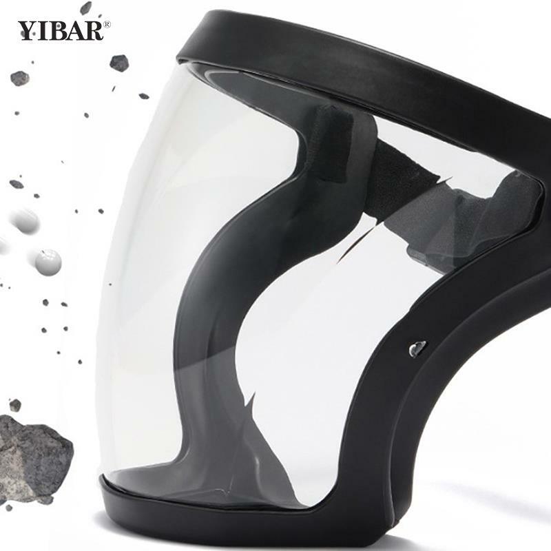 Full Face Shield Kitchen Transparent Shield Home Oil-splash Proof Eye Facial Anti-fog Head Cover Safety Glasses 8.26×6.29inch