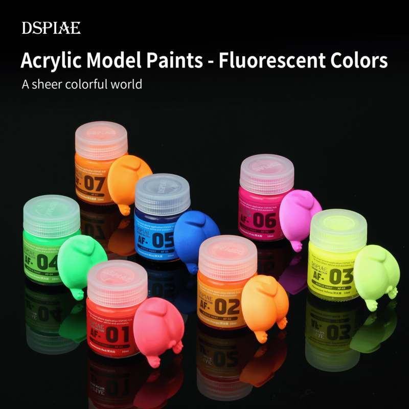 Dspiae af Acrylfarbe-fluor zierende Farben