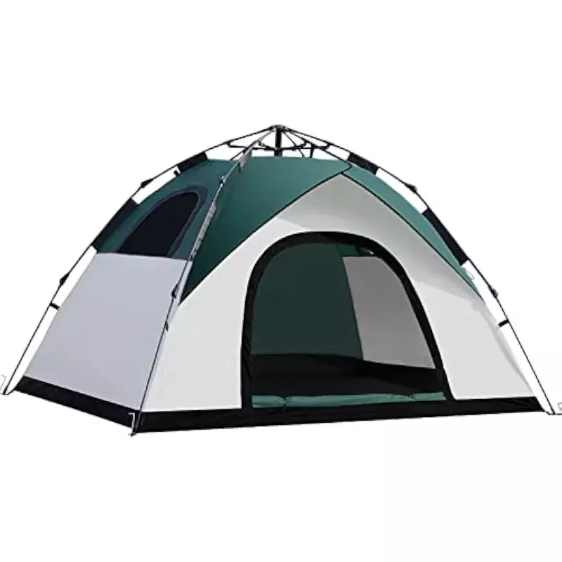 AnnGrowy-Instant Family Camping Tent, impermeável, portátil, leve, até tendas para caminhadas, 2-4 Pessoa