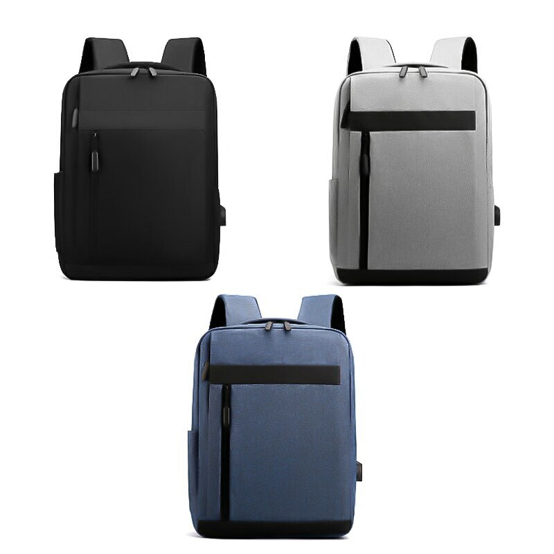 Mochila de Laptop de Negócios Masculina, grande capacidade, multifuncional, mochila de filme impermeável, bolsa de ombro casual
