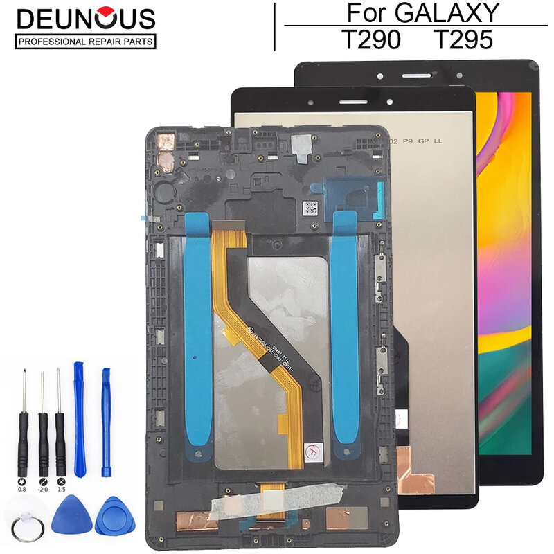 ЖК-дисплей T290 для Samsung Galaxy Tab A 8,0 диагональю 8 дюймов, цифровой преобразователь сенсорного экрана в сборе для модели 2019 SM-T290 T290, T295