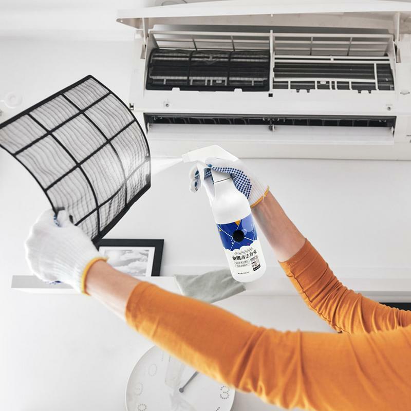 Limpiador de aire acondicionado multifuncional, bolsa de agua con pulverizador, acondicionadores de aire de CA para Kit de limpieza, 500ml