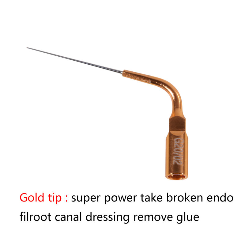 3 pezzi punta in lega di titanio per dentale Endo Ultra attivatore LED ad ultrasuoni irrigatore canale radicolare manipolo Scaling C20 G20 B20