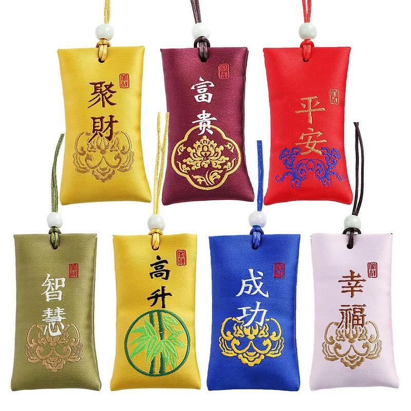 Bolsa de sal espiritual con bolsita de China, 4X7cm, bolsa de sal espiritual, esperanza para una vida mejor, diseño clásico