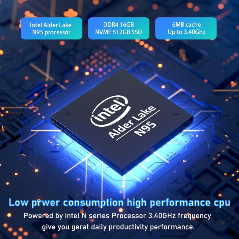 Gxmo แล็ปท็อป15.6นิ้ว IPS 1080P โน้ตบุ๊ค PC16GB DDR4 512GB SSD core หน่วยประมวลผล N95 Intel HD กล้องชนะแล็ปท็อป11 Pro