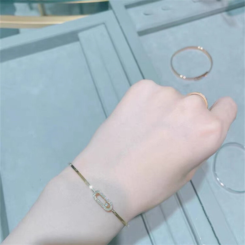 2024 heiß verkaufen Luxus Zirkon Damen Armband, Top Französisch Klassiker Move Uno High-End-Geschenk Mädchen Armband, S925 Armband